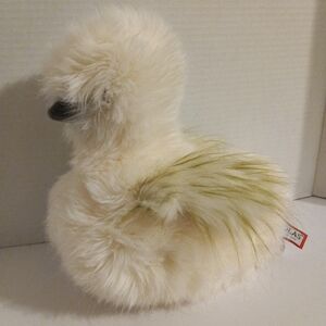 Tara Silkie Chicken Plush Large 10" Stuffed Animal Bird Farm Animal White